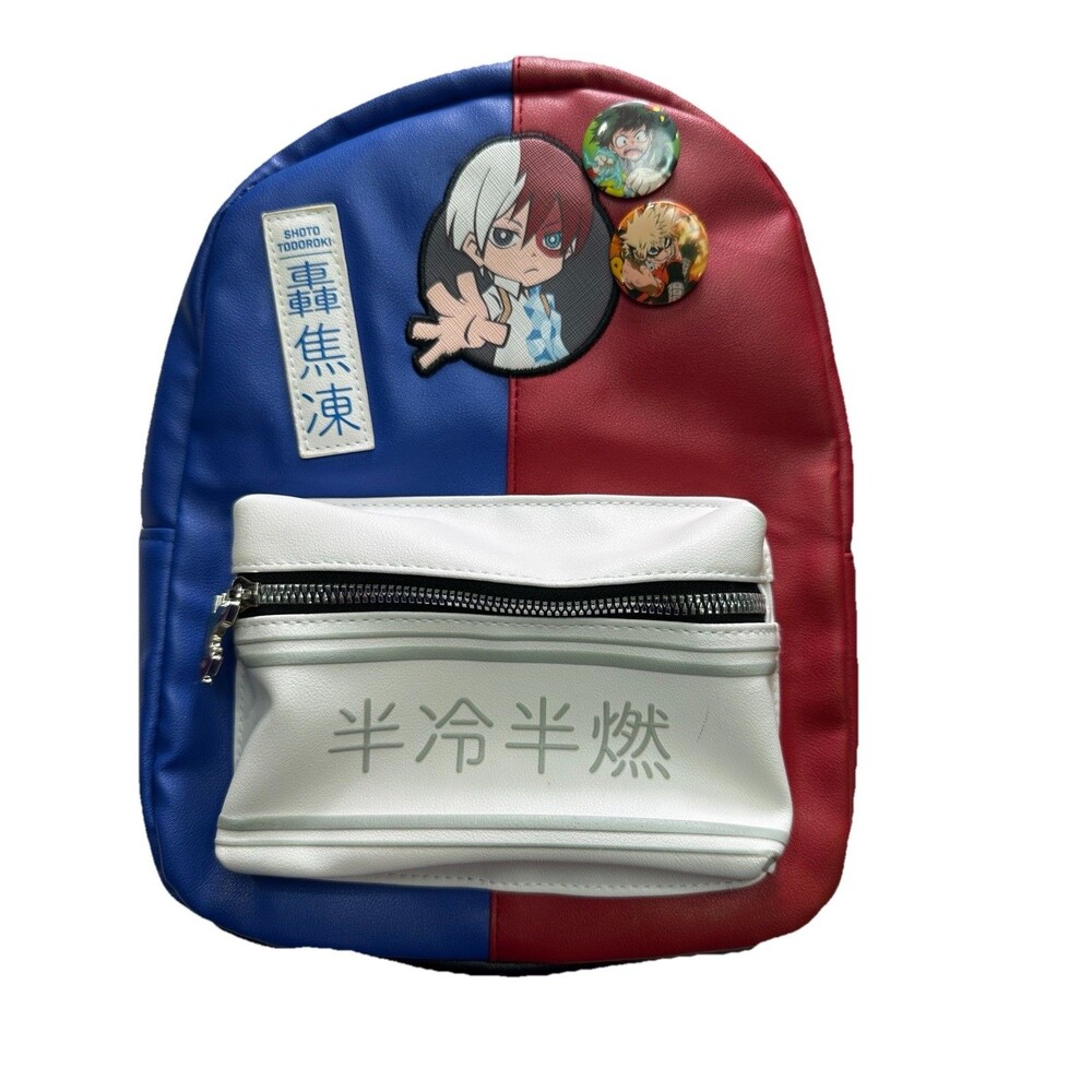 Bioworld My Hero Academia Shoto Todoroki Fire & Ice Mini Backpack